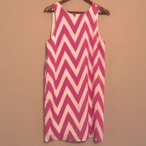 Everly Chevron Print Dress - Size Large